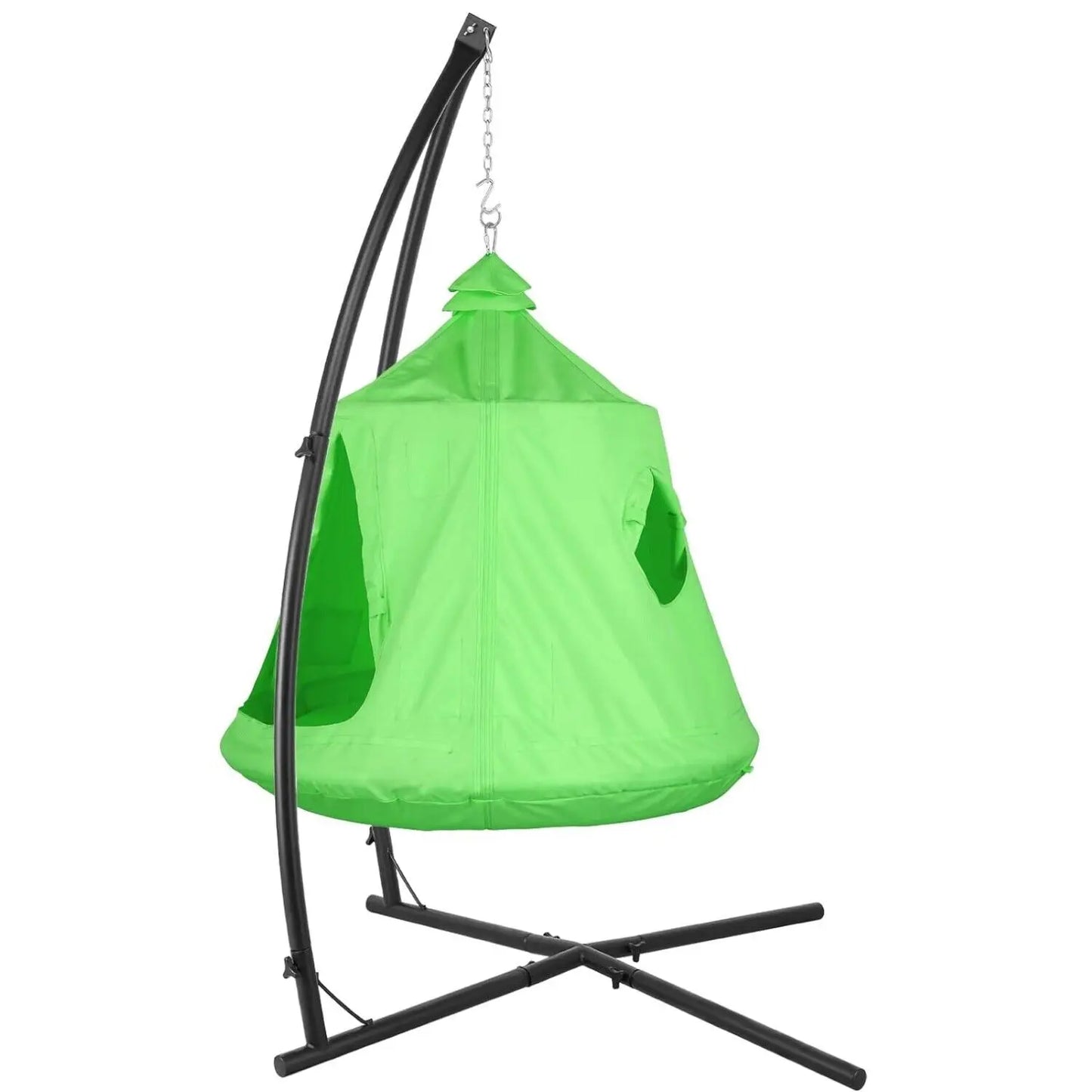 Hammock Chair Stand With Swing Chair And LED Lights