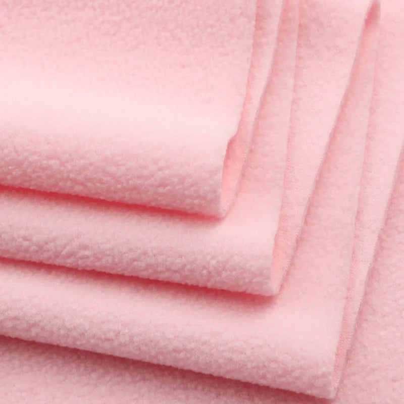 Thickened Anti-Pilling Polar Fleece Fabric Single-Sided Knitted Children's Clothing  Material Soft Warm Fabric for Kids' Wear