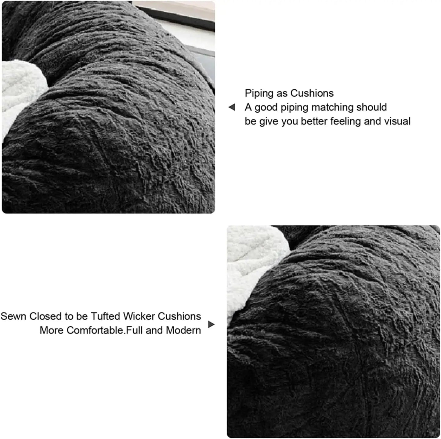 XMSJ Bean Bag Chair For Adults And Kids Without Filling