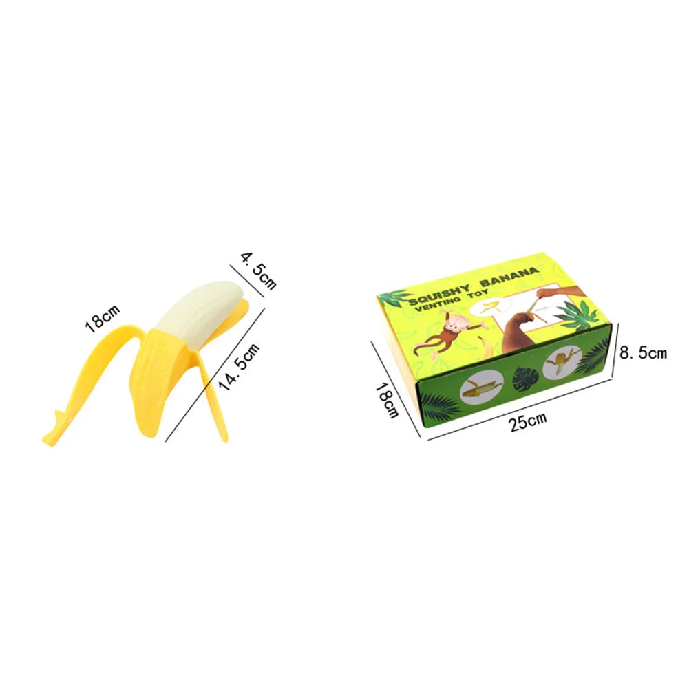 Peeling Banana Squish Fidget Toy Antistress For Stress Relief