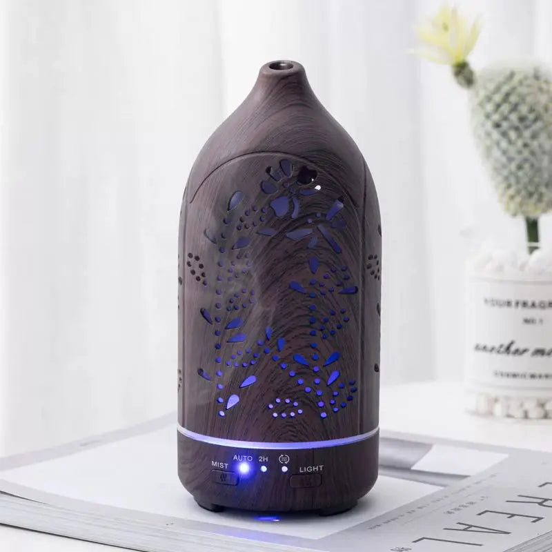 Miflame Ultrasonic Essential Oil Diffuser With LED Lights