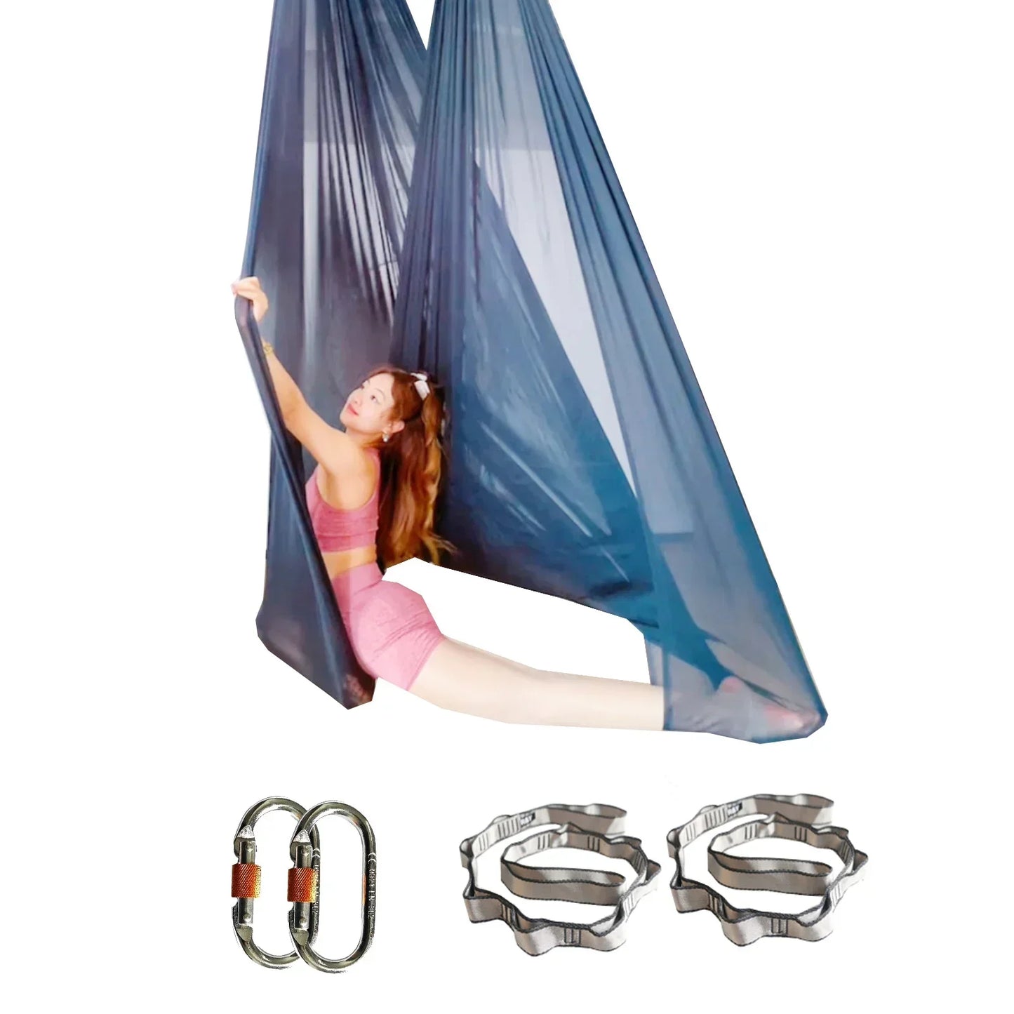 Wellsem Aerial Yoga Hammock Durable Swing For Home Gym