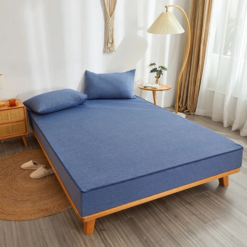 Dreamreal Zipper Fitted Bed Sheet 100 Percent Cotton Durable