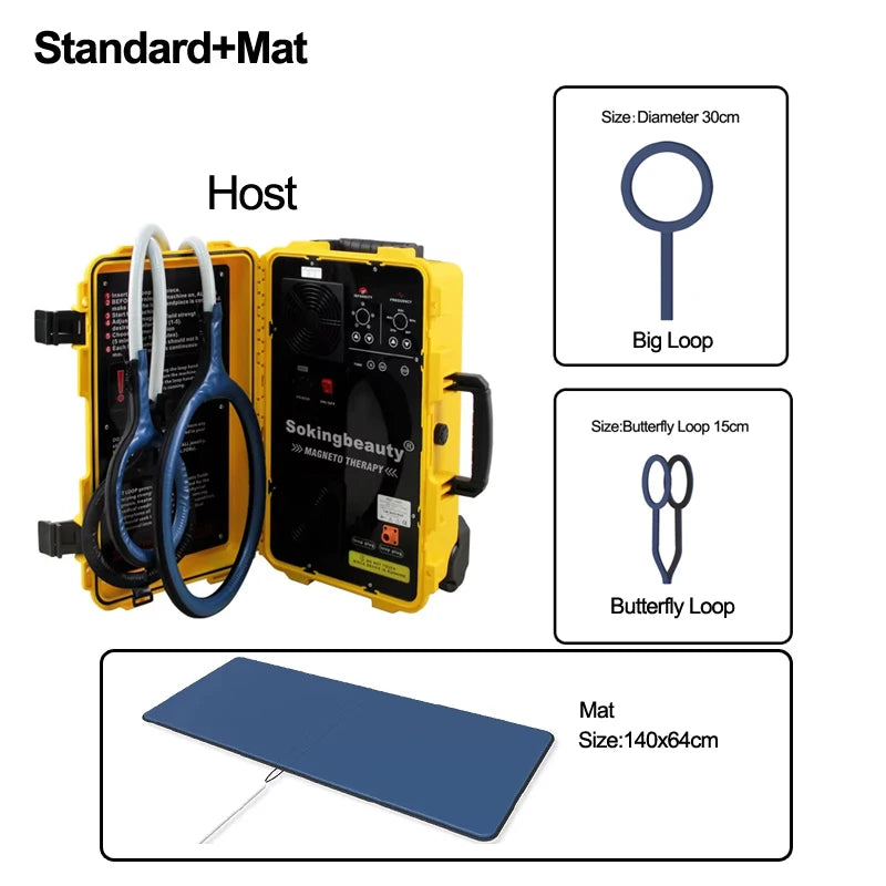 Pemf Magnetic Therapy Device Mat Physio Magneto Therapy Machine Pemf Loop Devices Pain Relief Arthritis Sciatica Neuralgia