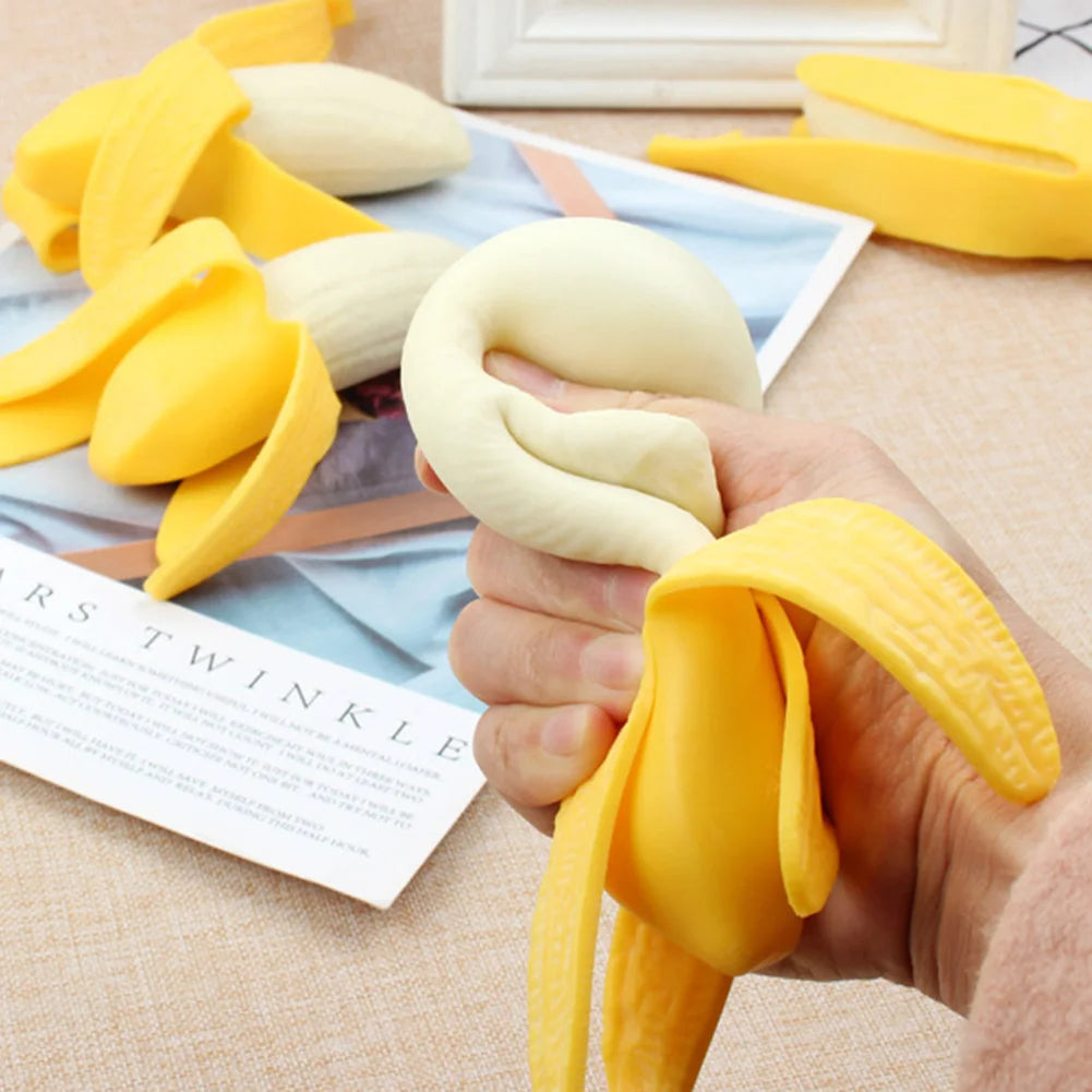 Peeling Banana Squish Fidget Toy Antistress For Stress Relief
