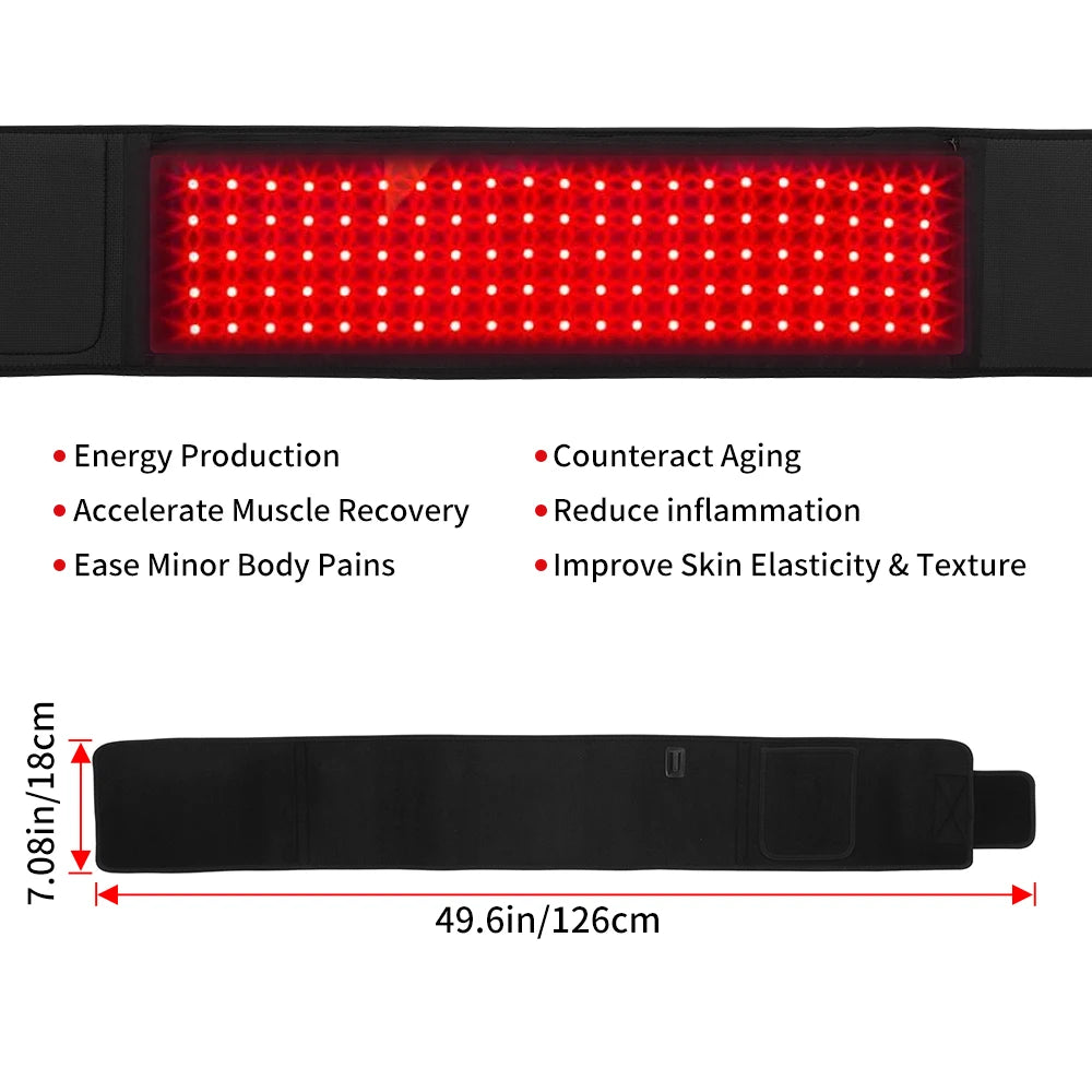 Red Light Therapy Belt For Inflammation And Improved Circulation