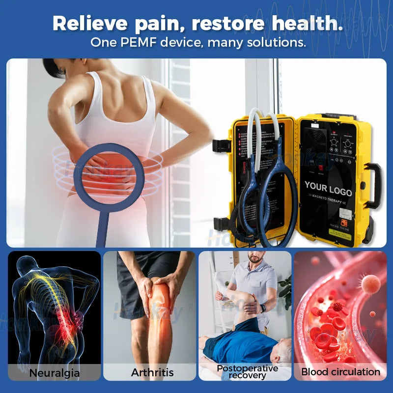 Pemf Magnetic Therapy Device Mat Physio Magneto Therapy Machine Pemf Loop Devices Pain Relief Arthritis Sciatica Neuralgia