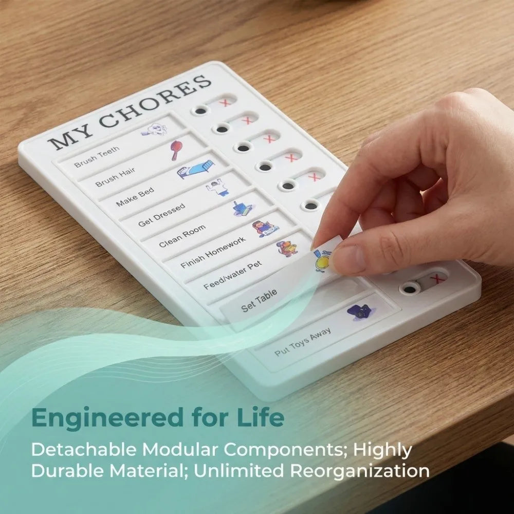 Erasable Reusable Chore Planner Daily Task Organizer