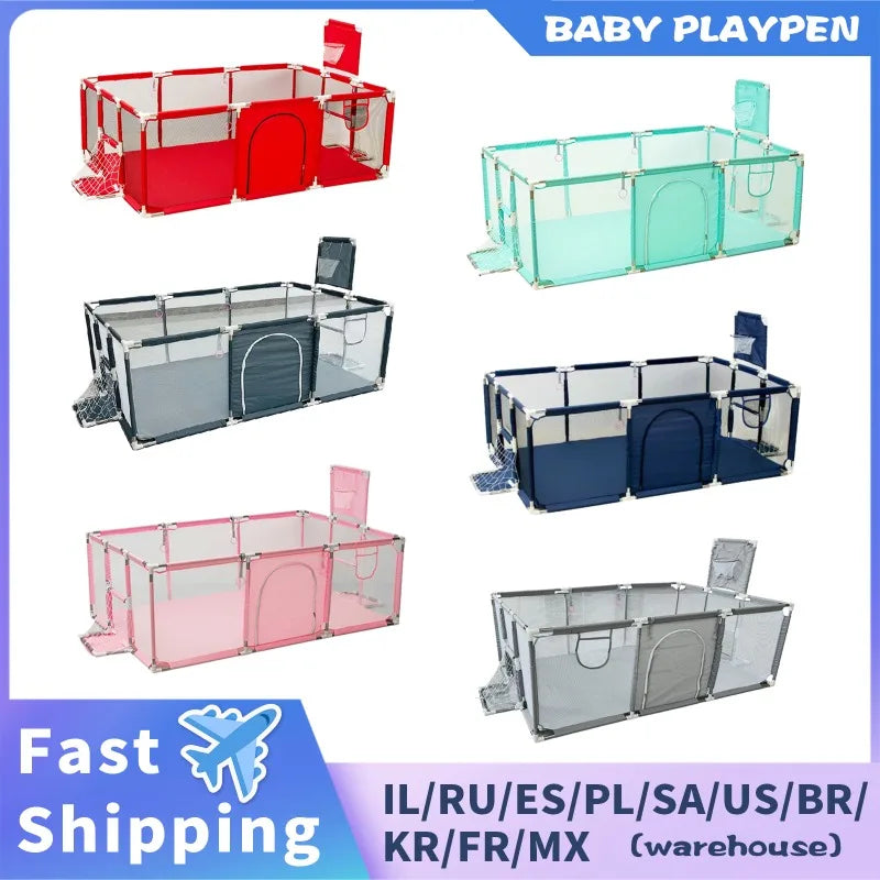 Baby Indoor Playpen and Activity Fence for Safe Play