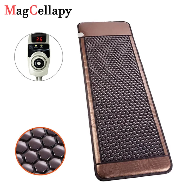 MagCellapy Infrared Natural Tourmaline Germanium Stone Mattress Heating Pad
