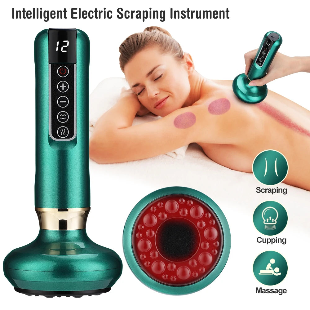 Electric Cupping Massager For Pain Relief And Muscle Therapy