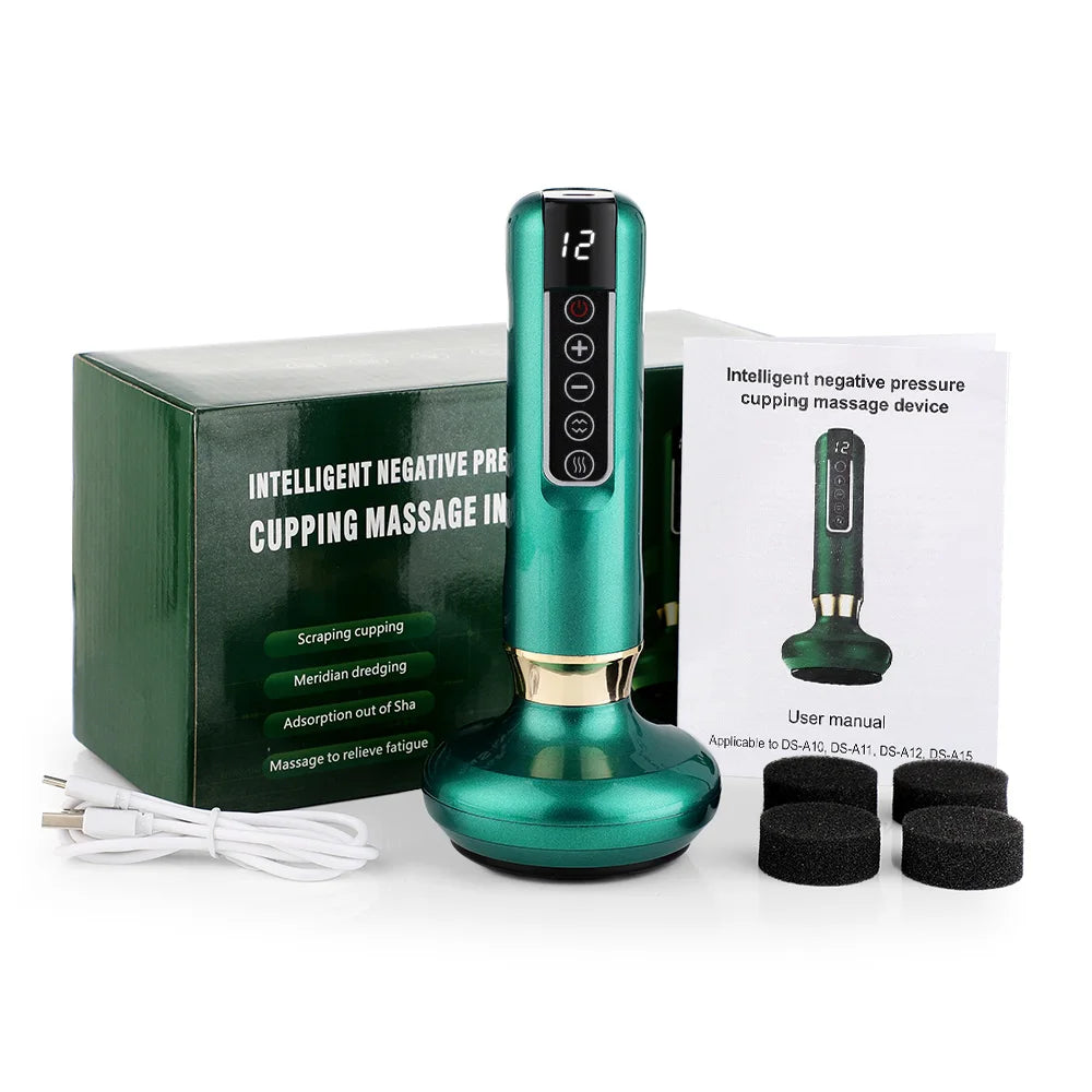 Electric Cupping Massager For Pain Relief And Muscle Therapy