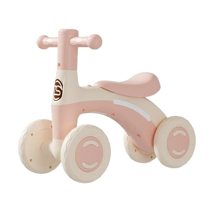MYGVNCE AntiTip Baby Balance Bike 4 Wheel Ride On Walker