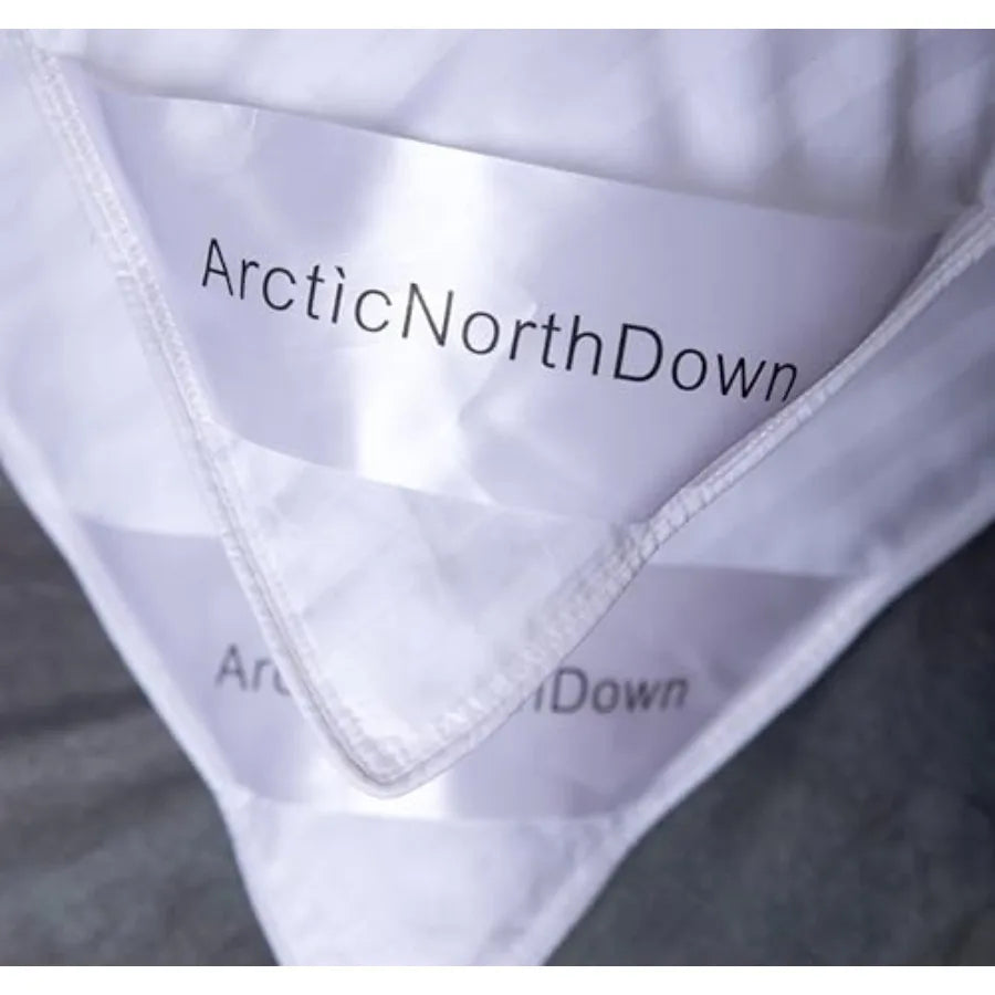 Goose Down Hotel Collection Pillow for Back Side Stomach Sleepers