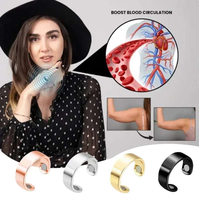 Anti Snore Ring Sleep Aid Magnetic Acupressure Finger Ring