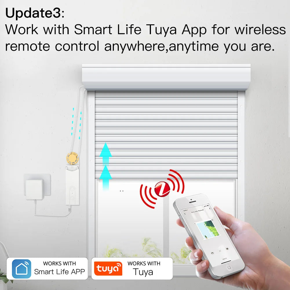 MOES ZigBee Smart DIY Motorized Roller Blinds