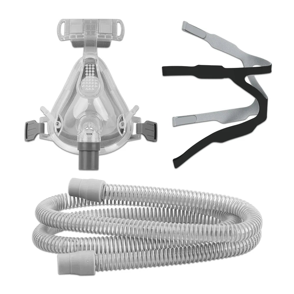 CPAP Mask For Sleep Apnea Nasal Full Face Mask Headgear