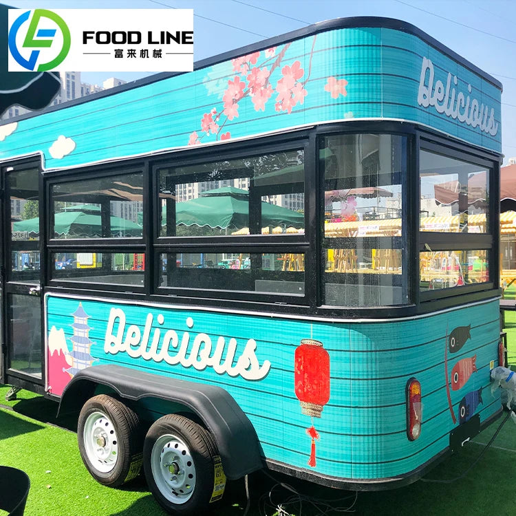 Mobile Food Trailer With Turnkey Kitchen Concession Stand Dot Approved