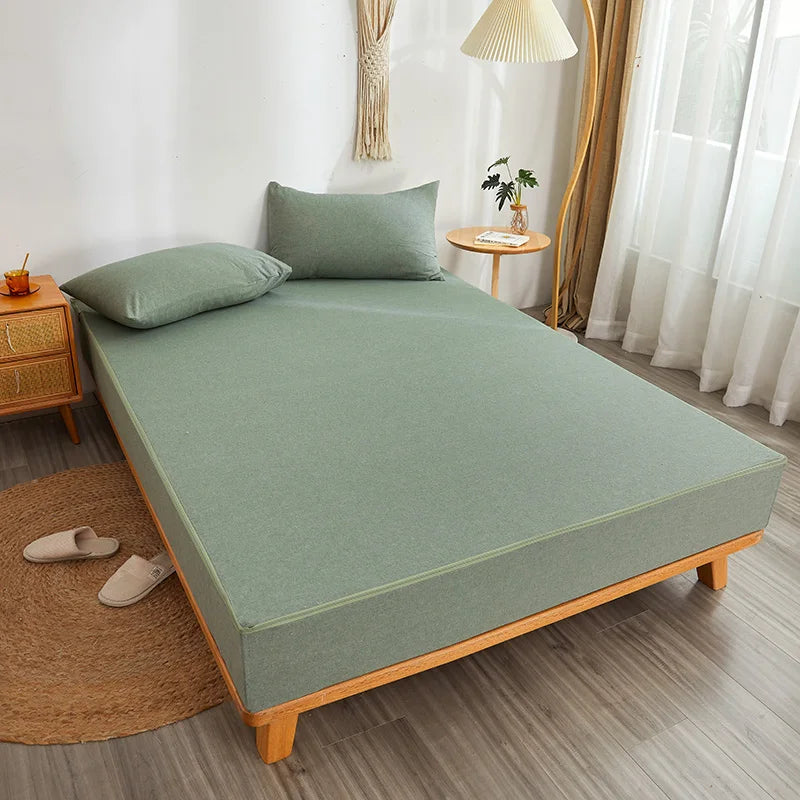 Dreamreal Zipper Fitted Bed Sheet 100 Percent Cotton Durable