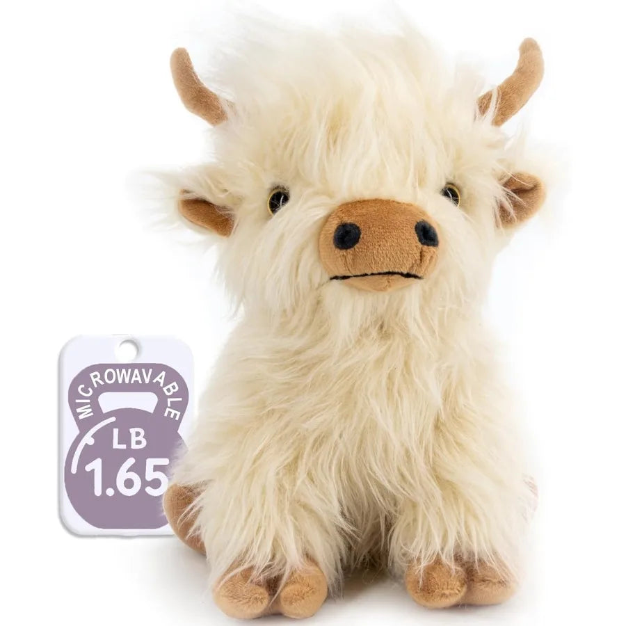 Microwavable Heated Weighted Plush Animal Toy for Anxiety Relief