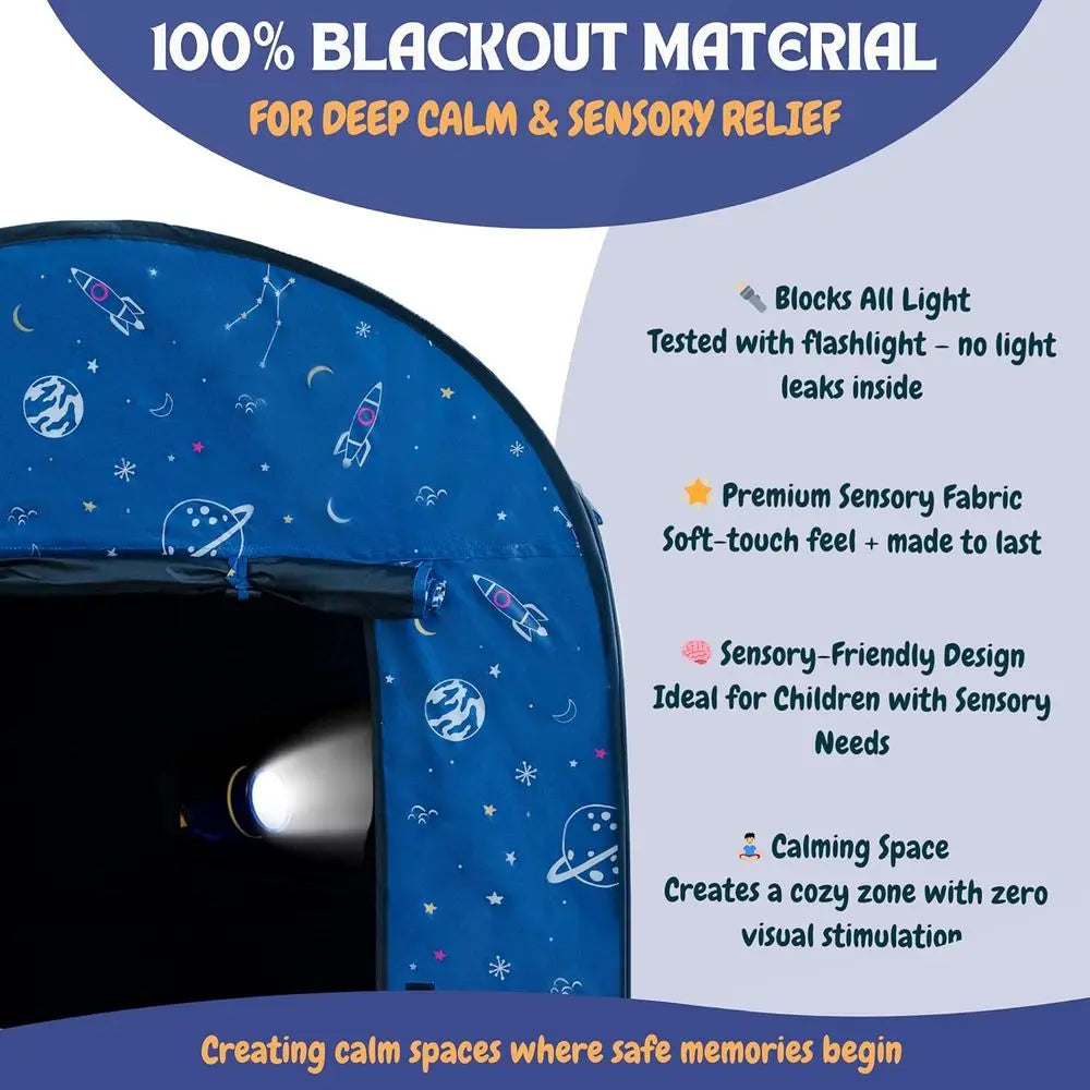 OLOEY Sensory Tent With LED Lights For Kids Calm Space