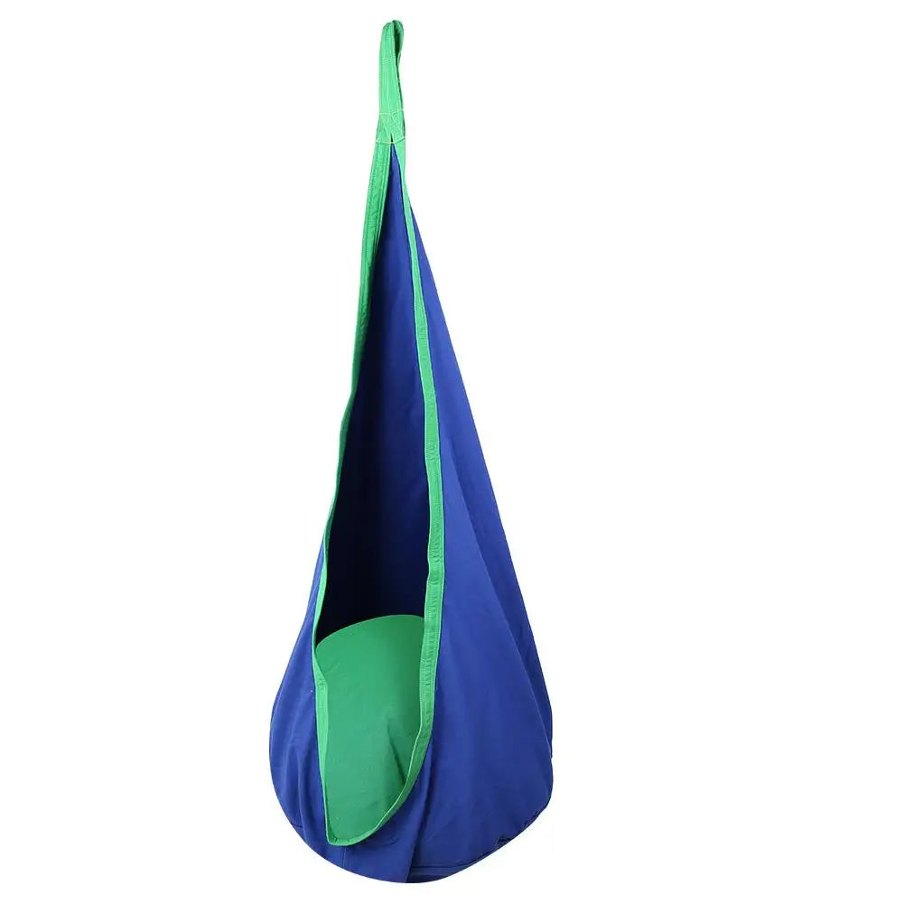 Kids Hanging Swing Chair Cushioned Cotton Polyurethane Outdoor Use