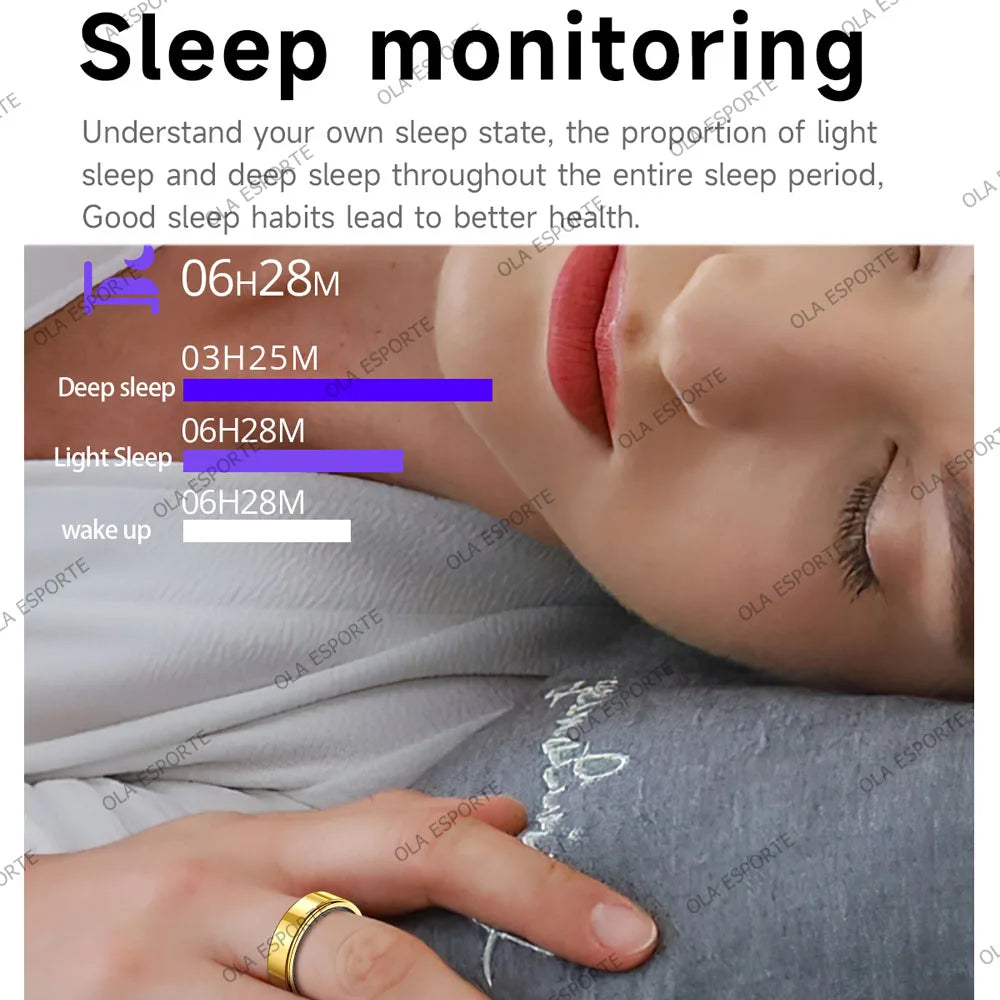 Ola Esporte Smart Ring Bluetooth Heart Rate Health Monitor