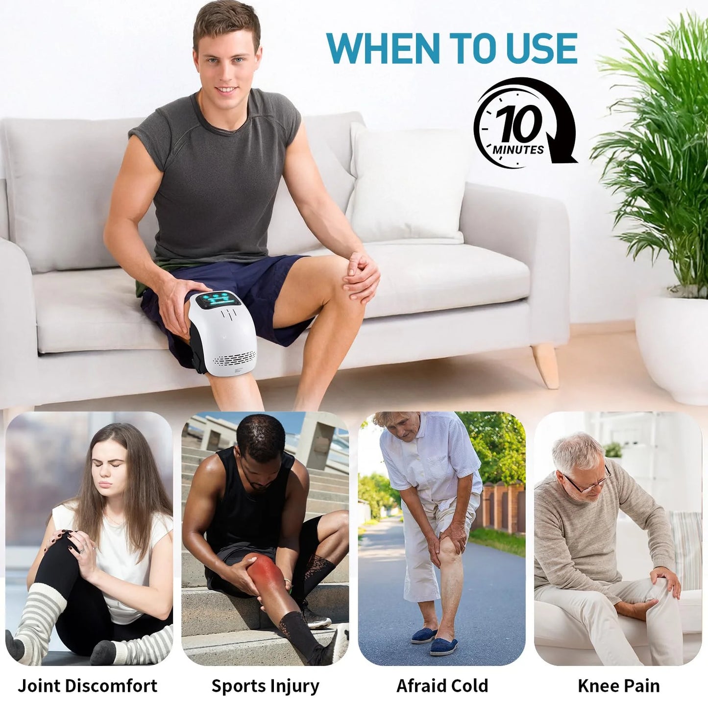 Cordless Joint Massager for Knee Shoulder and Elbow