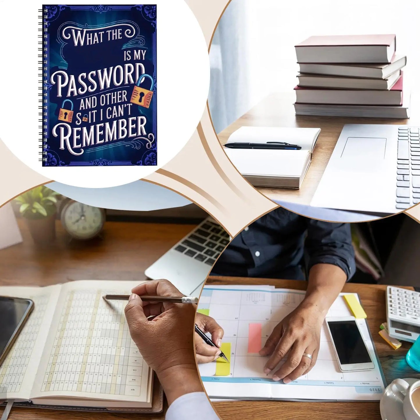 Password Book Internet Account Organizer For Cybersecurity