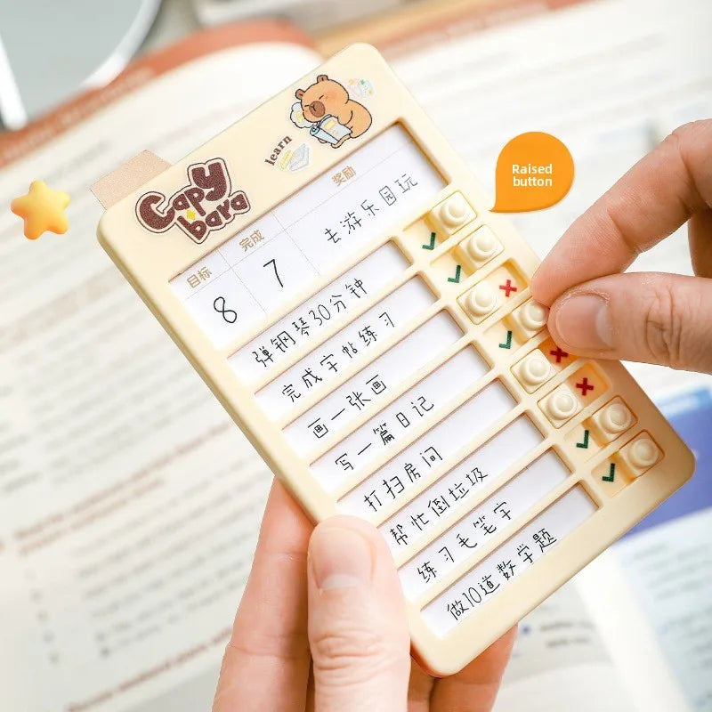 Self Discipline Checklist Board Reusable Daily Task Tracker Productivity