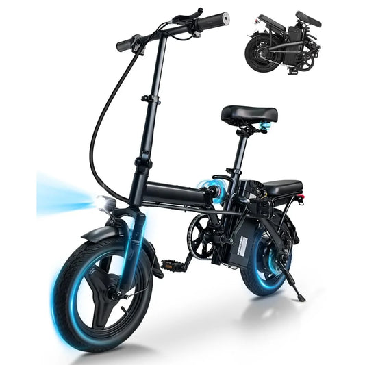 Electric Folding Bike 500W Peak Motor 20 MPH Pedal Assist