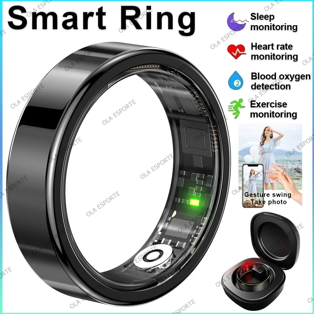 Ola Esporte Smart Ring Bluetooth Heart Rate Health Monitor