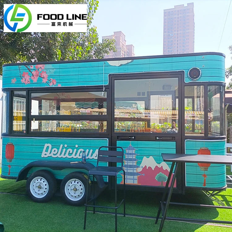 Mobile Food Trailer With Turnkey Kitchen Concession Stand Dot Approved