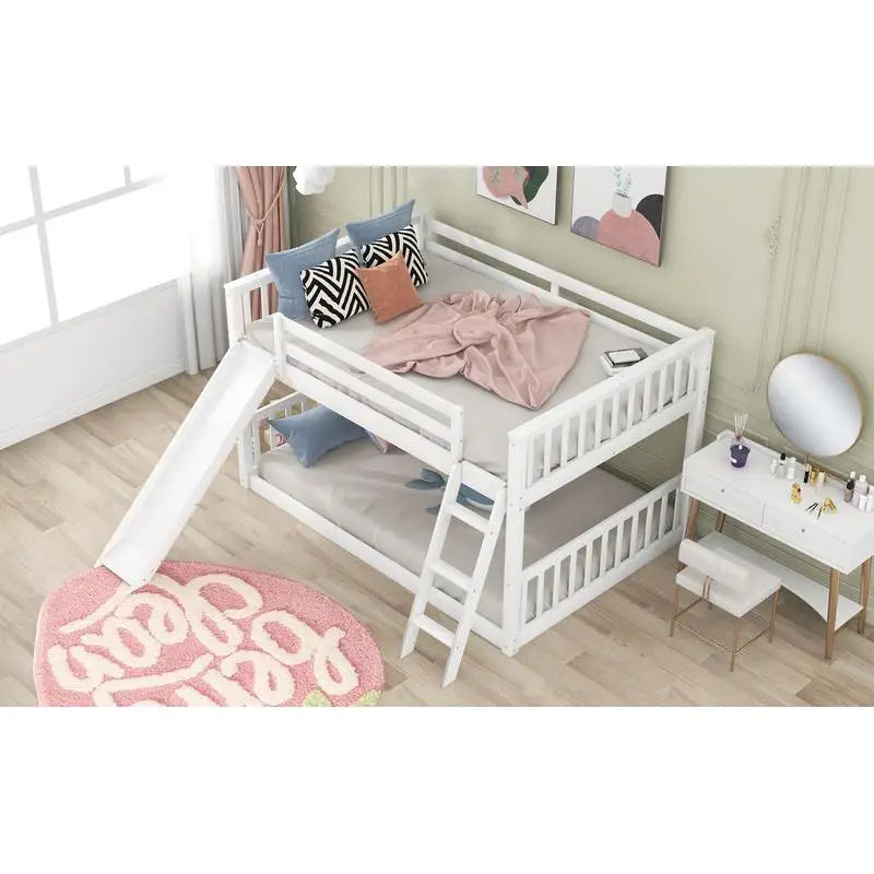 Bunk Bed With Convertible Slide And Ladder Modern Morocco Style