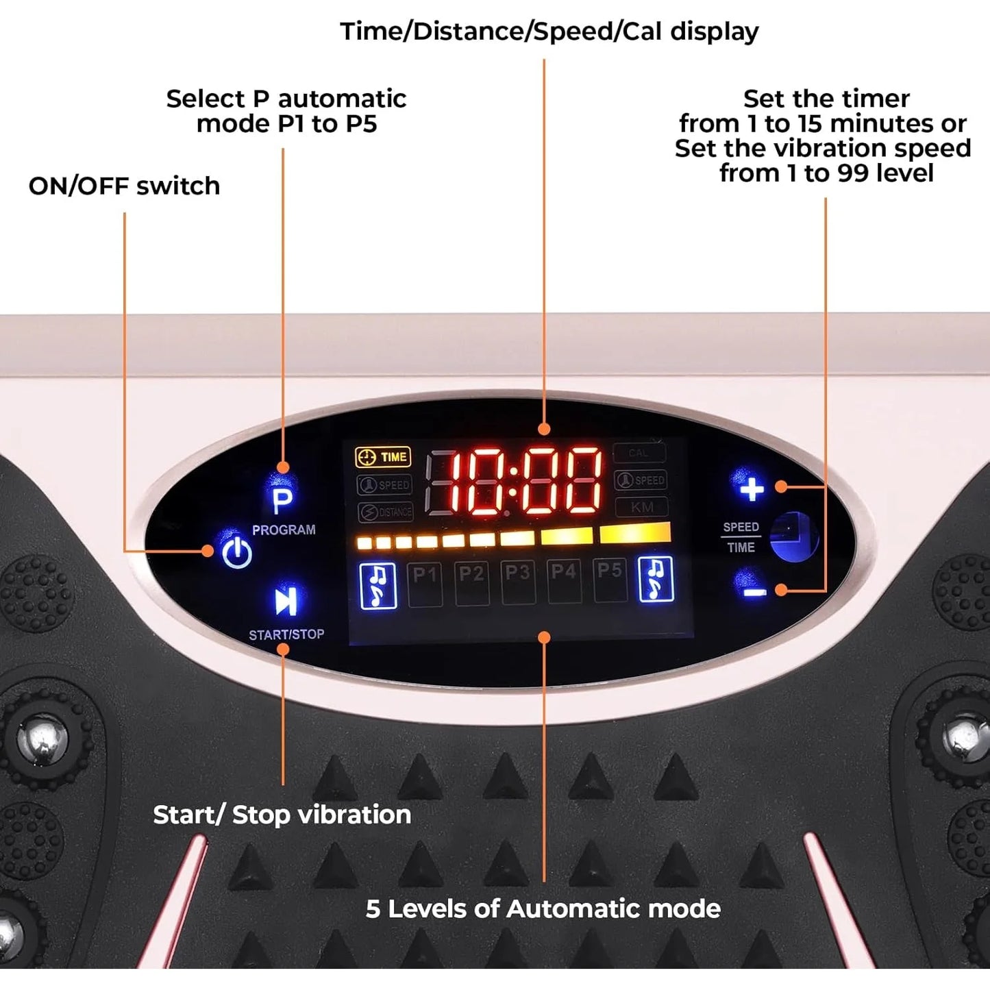 Vibration Plate Fitness Board For Home Full Body Workout Machine