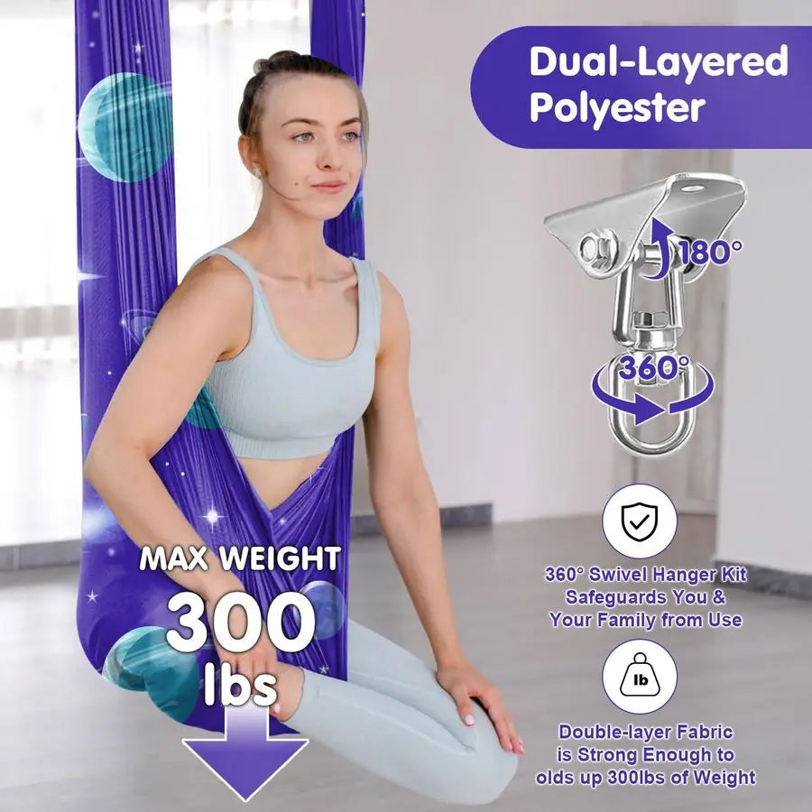 Sensory Swing Chair For Kids And Adults With 360 Swivel