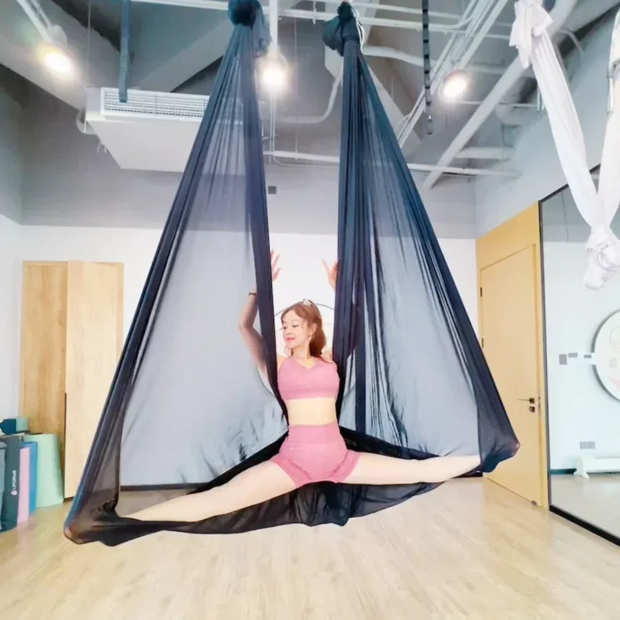 Wellsem Aerial Yoga Hammock Durable Swing For Home Gym