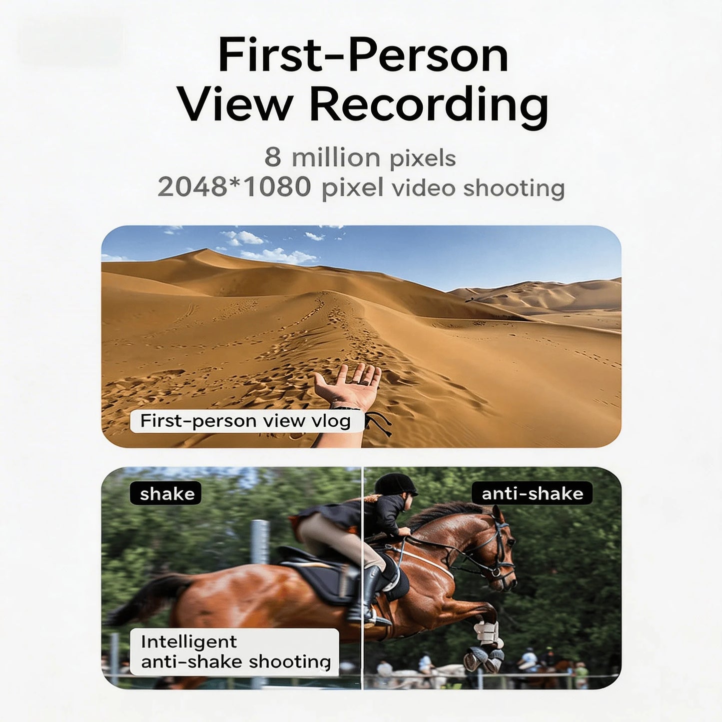 W&O Camera 4K Smart Glasses With AI Translation Open Ear Audio