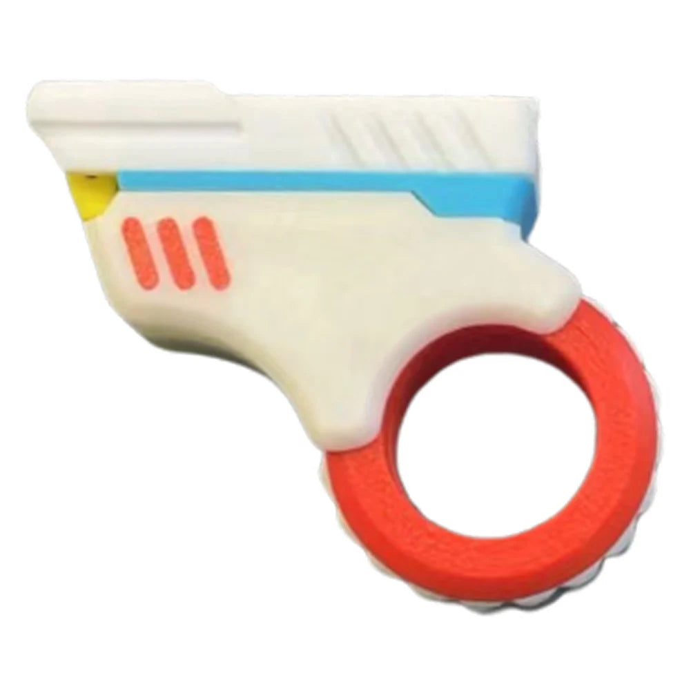 3D Printed Office Desk Fidget Gun Ring Toy for Stress
