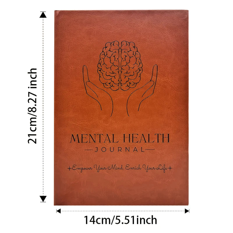 Anxiety and ADHD Guided Wellness Journal With Mood Tracker