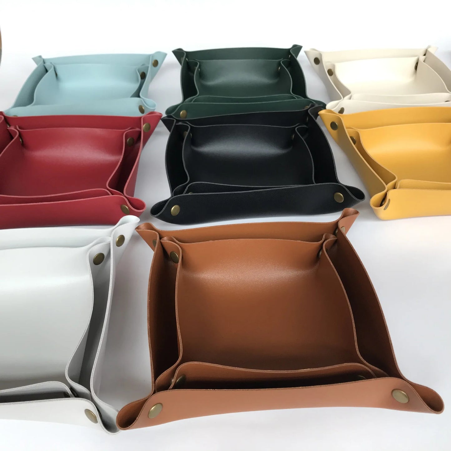 Nordic Style Leather Storage Box Organization