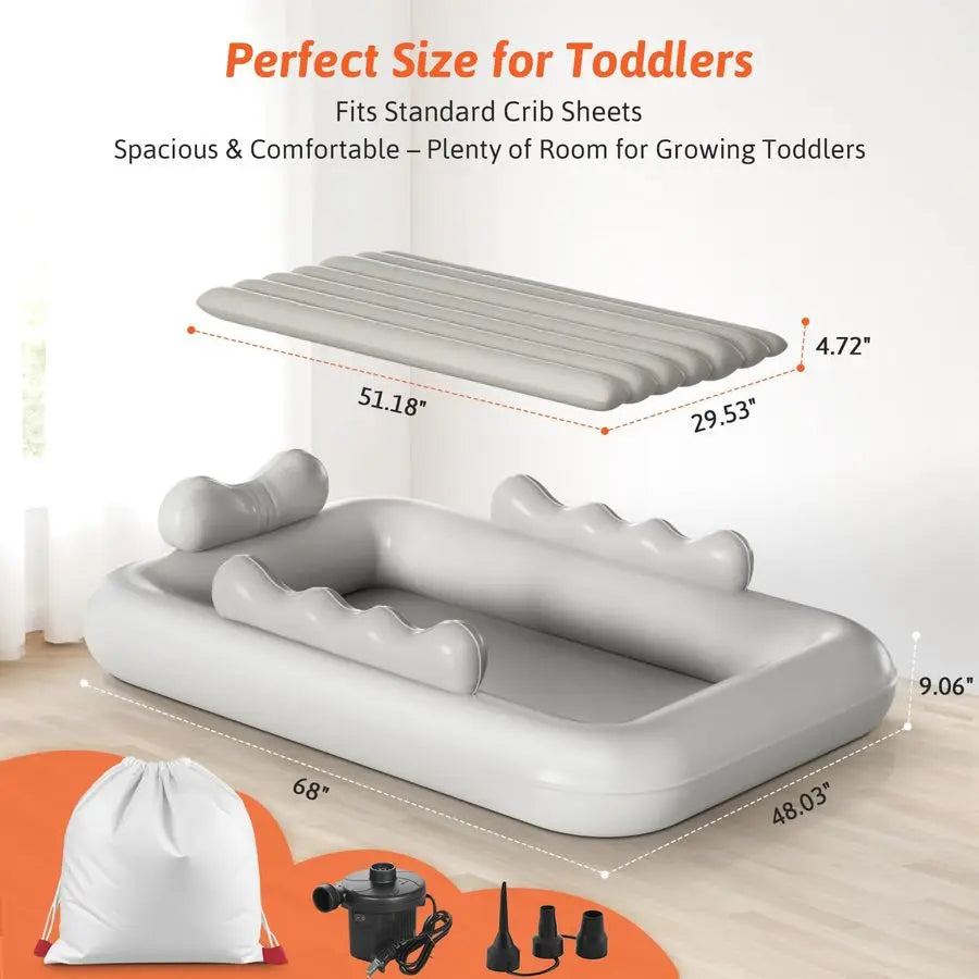 Indo Toddler Travel Bed With Tent Foldable Portable Cot