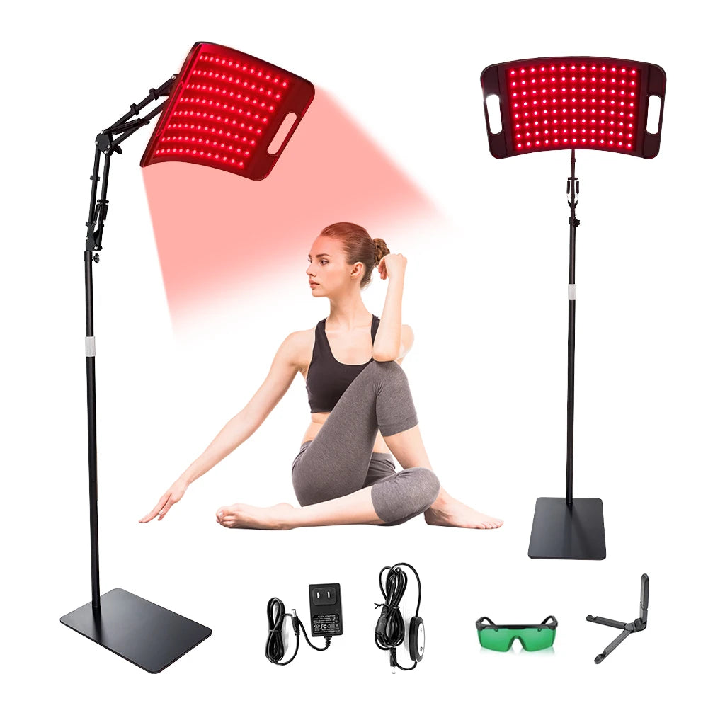 Near Infrared Light Therapy Panel 660nm 850nm For Face And Body With Stand