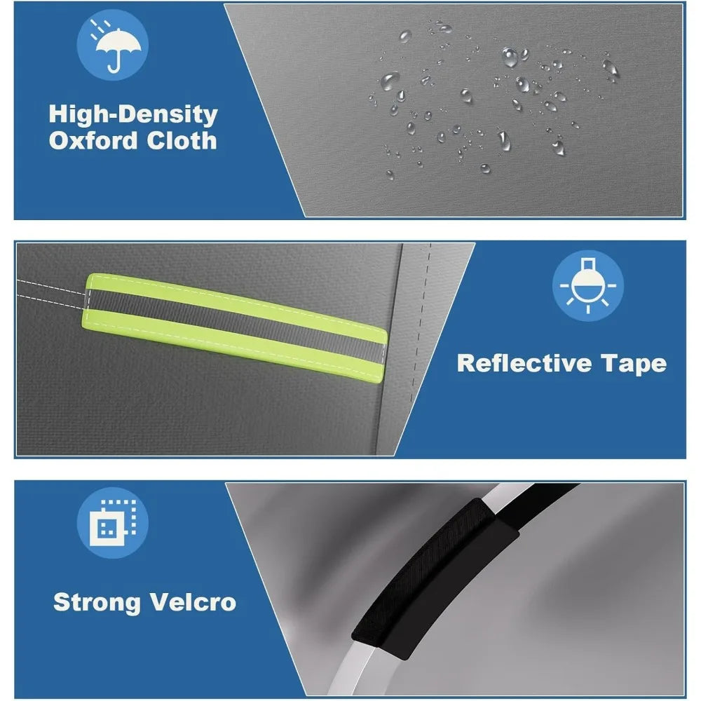 Heavy Duty Retractable Car Awning Shelter For Portable Vehicle Shade