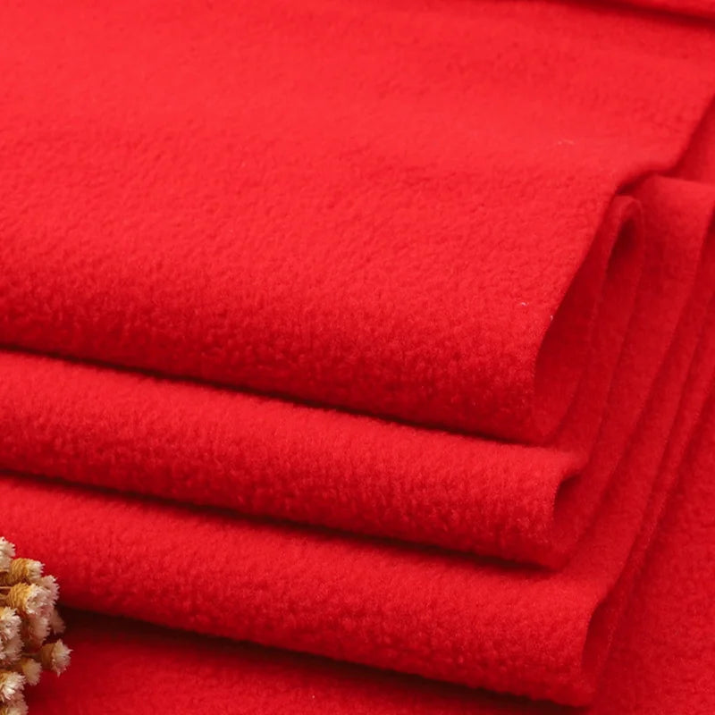 Thickened Anti-Pilling Polar Fleece Fabric Single-Sided Knitted Children's Clothing  Material Soft Warm Fabric for Kids' Wear