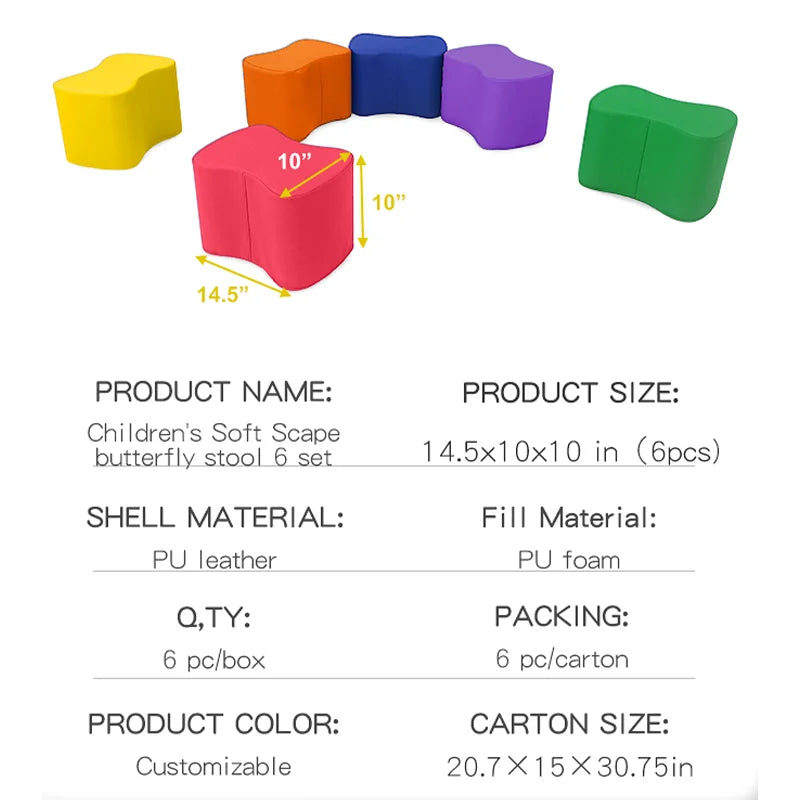 Kids Foam Stool Portable Chair Kindergarten Non Toxic