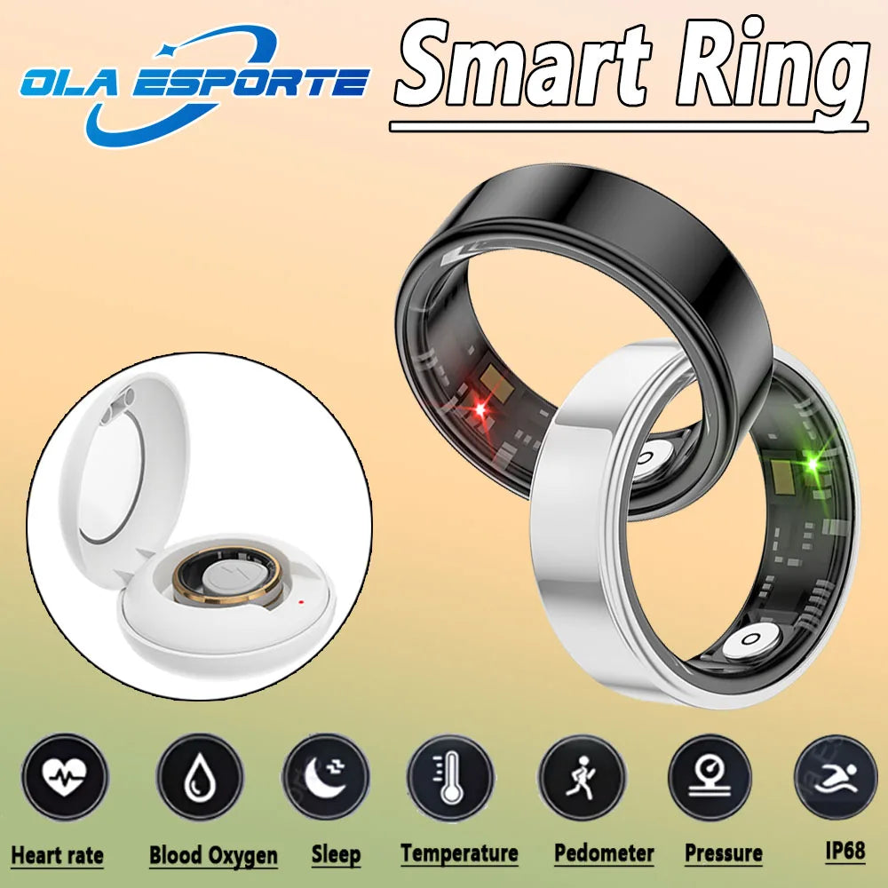 Ola Esporte Smart Ring Heart Rate Blood Oxygen IP68 Waterproof