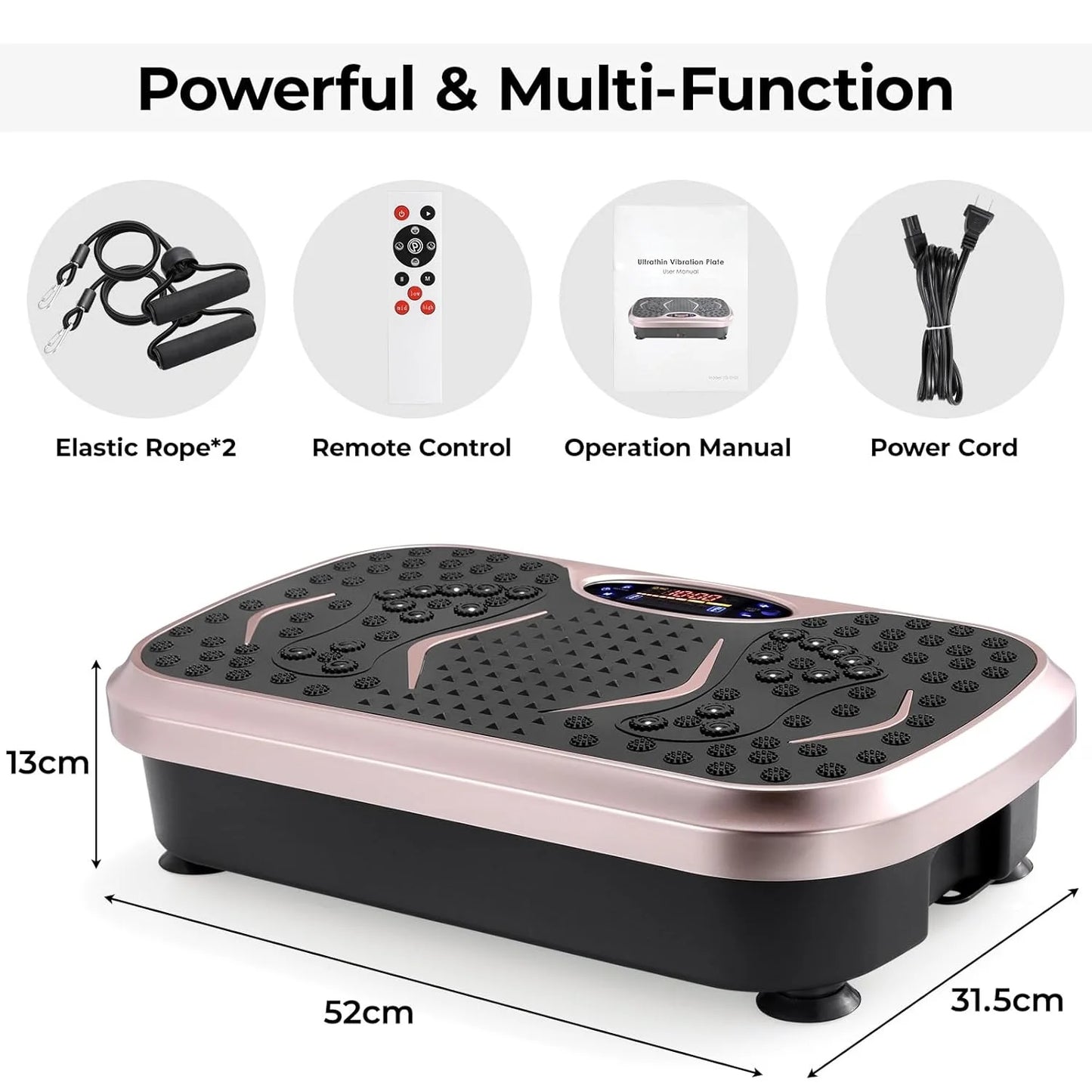 Vibration Plate Fitness Board For Home Full Body Workout Machine