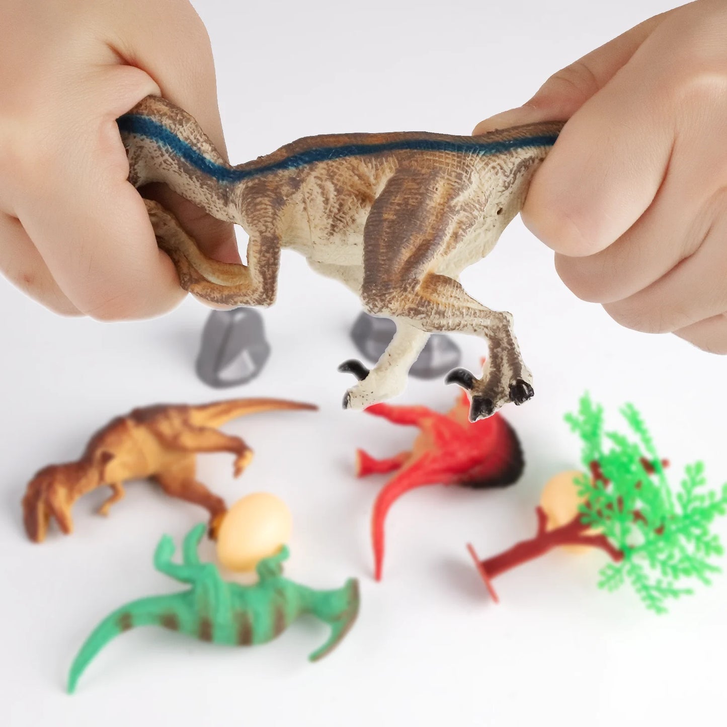 Bucket children's simulated animal model dinosaur boy and girl early education cognitive toy