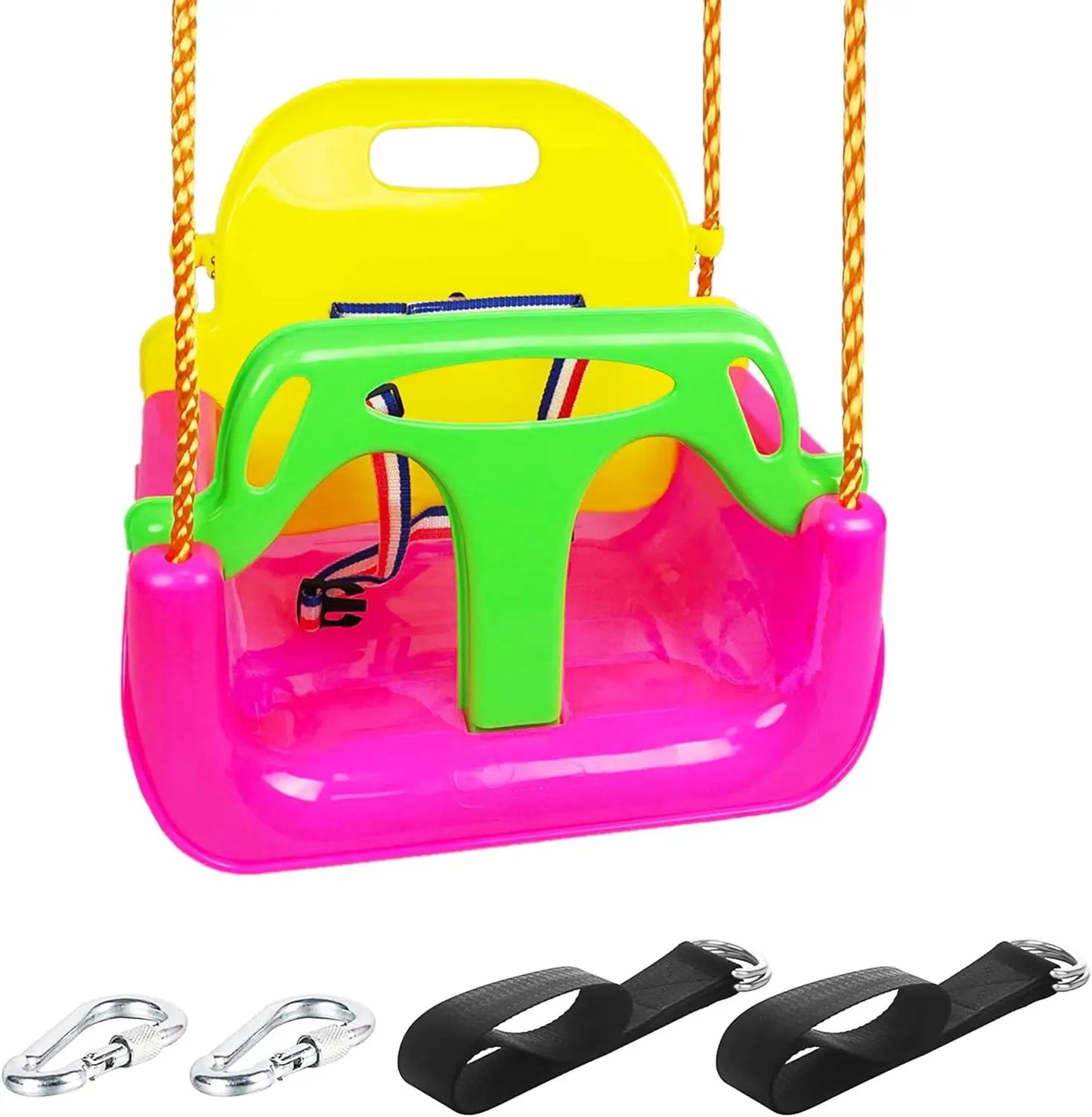 Toddler Swing Seat 3 In 1 With Adjustable Ropes Play